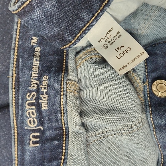 Maurices M Jeans Super Soft Mid Rise Double Button Jeggings - Picture 5 of 11
